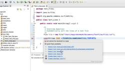 Core Java Programming Course- Sorting a Line from a Text File Instructional Video