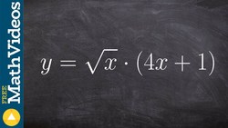 Introduction to learning the product rule to compare to the power rule Instructional Video