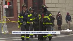 Manhole fire shuts down Longwood block on Christmas Eve News Clip