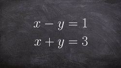 How to Use Elimination of Addition to Solve a System Instructional Video