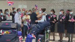 Team GB Athletes arrive at Heathrow News Clip