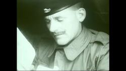 They Made news Prog 3, part 11: Billy Jordan films christmas in Korea during the Korean War, 1952 Stock Footage