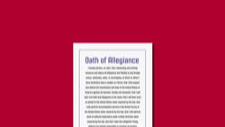 Oath of Allegiance Instructional Video