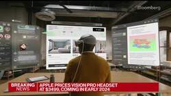 Apple's Vision Pro Mixed-Reality Headset Will Cost $3,499 News Clip