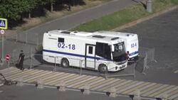 CLEAN : Views of Moscow Kremlin as Russia and Ukraine marks six months of heavy conflict News Clip