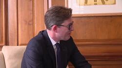 MI5 Director General and FBI Director meet for joint security speech in London News Clip