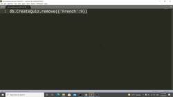 MongoDB Mastering MongoDB for Beginners (Theory and Projects) - Solution (Delete Operation) - `1 Instructional Video