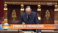 Macron government survives no-confidence votes over use of '49.3' to pass pension reforms News Clip