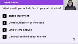 Constructing an argument about Othello as a tragic hero Instructional Video