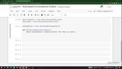 Basics of Chatbots with Machine Learning & Python - Lemmatization and Processed Text Instructional Video
