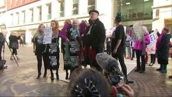 Vivienne Westwood anti-fracking protest News Clip