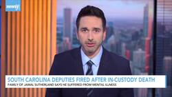 South Carolina Deputies Fired After In-Custody Death News Clip