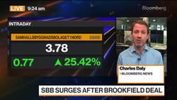 SBB Gets $720 Million Cash Boost in Brookfield Deal News Clip