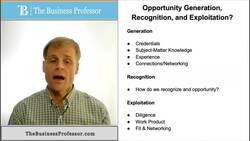 Opportunity - Generation Recognition Exploitation Instructional Video