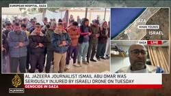 Al Jazeera journalist Ismail Abu Omar was seriously injured by an Israeli drone on Tuesday. News Clip