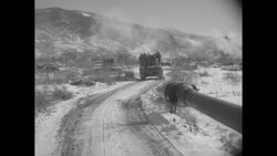 South Korean soldiers support the tank probe of Communist strongholds in the Korean War News Clip
