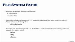 Complete Linux Training Course to Get Your Dream IT Job - Absolute and Relative Paths Instructional Video