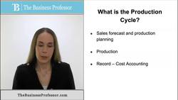 Auditing - What is the Production Cycle Instructional Video