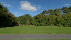 Denmark II synched series right side driving studio process plate background Stock Footage