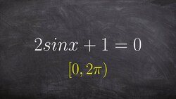 Solving a trigonometric equation by isolating sine Instructional Video