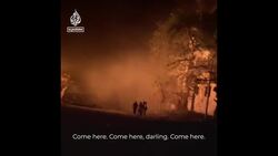 Harrowing video of Gaza residents running for safety from Israeli bombs News Clip