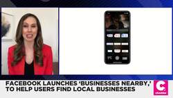 Facebook Launches Feature to Help Users Find Local Businesses News Clip