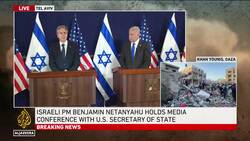 Israeli PM Benjamin Netanyahu holds press conference with US Secretary of State News Clip
