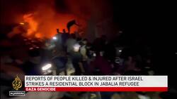 Rescue workers race to find survivors in Jabalia News Clip