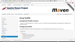 Integrating TestNG with Maven Instructional Video