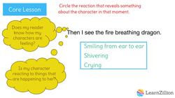 Adding Physical Actions to Enhance Character Reactions in Writing Instructional Video
