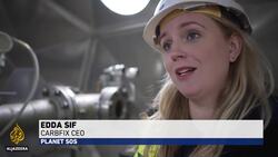 Iceland's plant that turns carbon dioxide into stone News Clip