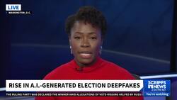 Viral celebrity deepfake ad warns of AI being used 'trick you into not voting' News Clip