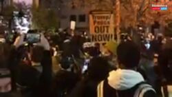 Police, Protesters Scuffle at DC's BLM Plaza News Clip