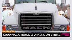 4,000 Mack Truck Workers on Strike News Clip
