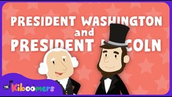 President Washington and President Lincoln | Kids Song | The Kiboomers Instructional Video