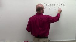 Dividing polynomials using synthetic division Instructional Video