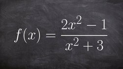 Identify asymptotes and intercepts of a rational function Instructional Video