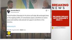 Breaking: Zelensky informs India’s PM about Ukraine developments News Clip