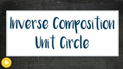 4g Example 2 (Evaluate the Composition of Inverse Trig Functions) Instructional Video