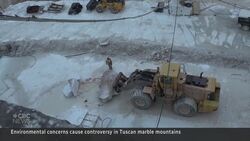 The fight for sustainable extraction of famed Tuscan marble News Clip