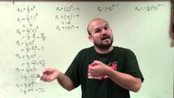 Master evaluating the first six terms of a sequence #2 Instructional Video