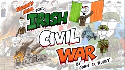 Irish Civil War in 14 Minutes - Manny Man Does History Instructional Video