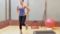 How to Do a Lunge Variation for Female Leg Workout Instructional Video