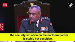 “Robust deployment…” Army Chief Gen Manoj Pande on India’s Northern border News Clip