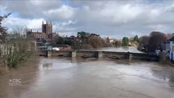 Storm Dennis causes severe flooding in parts of central England and Wales News Clip