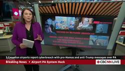 3 Canadian airports hacked with pro-Hamas, anti-Trump messages | Hanomansing Tonight News Clip