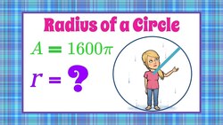 How to Find the Radius of a Circle from the Area Instructional Video