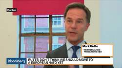 Dutch PM Rutte Says Macron's NATO Analysis 'Broadly Right' News Clip