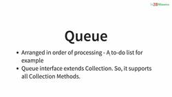 Java Programming for Complete Beginners - Java 16 - Step 20 - Queue Interface - Process Elements in Order Instructional Video