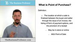 Point of Purchase & Point of Sale Instructional Video